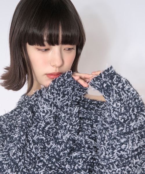 mix color knit / ミックスカラーニット（ニット/セーター）｜loin