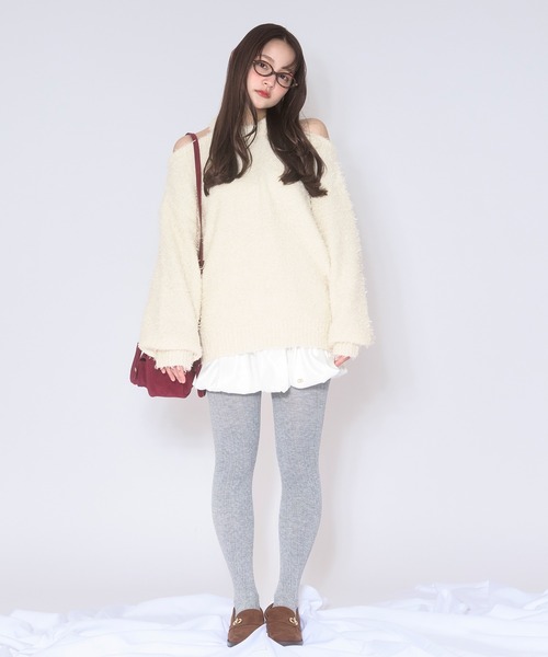 mix color knit / ミックスカラーニット（ニット/セーター）｜loin