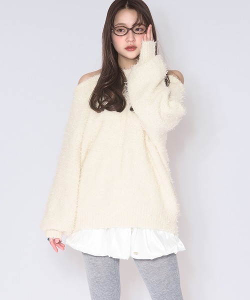 セール】mix color knit / ミックスカラーニット（ニット/セーター