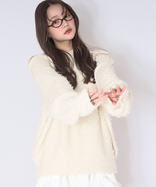 mix color knit / ミックスカラーニット（ニット/セーター）｜loin