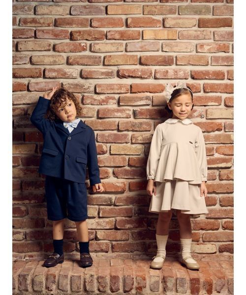 JAMIE KAY(ジェイミーケイ)の「ネクタイ(蝶ネクタイ・キッズ・チェック/ライトブルー・F)」の13枚目の写真