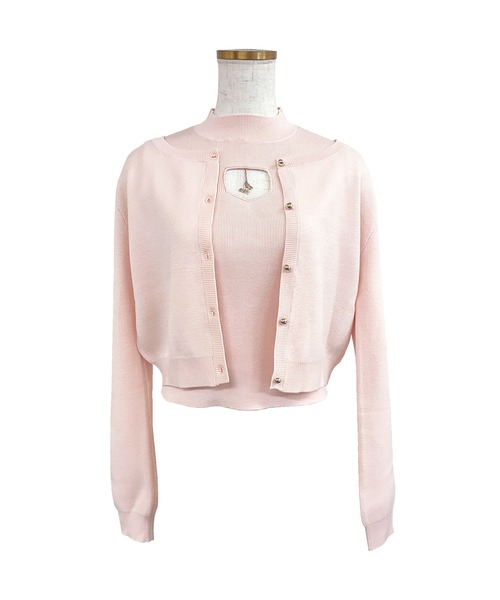 chest charm Ens. knit tops（カーディガン/ボレロ）｜Rose Muse（ロゼ