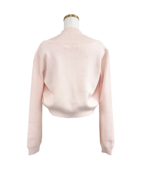 セール】Chest charm Ens. knit tops（カーディガン/ボレロ）｜Rose