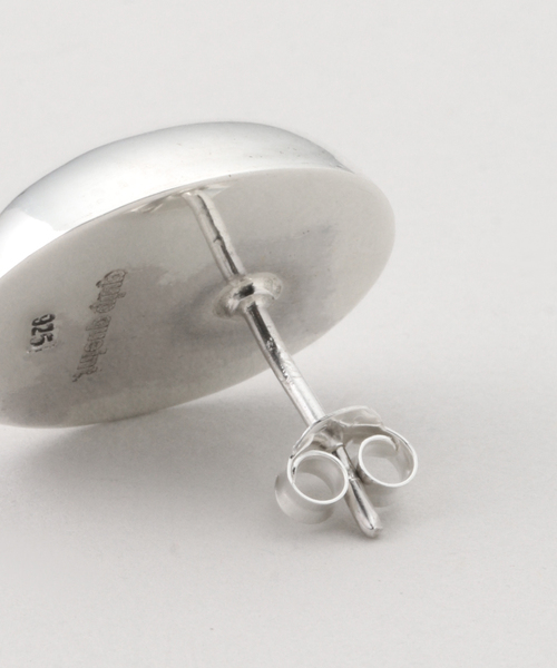 quip queint(クイップクエイント)の「quip queint/クイップクエイント bowling studs oval ピアス QU032(ピアス(両耳用)・レディース・シルバー・FREE)」の3枚目の写真