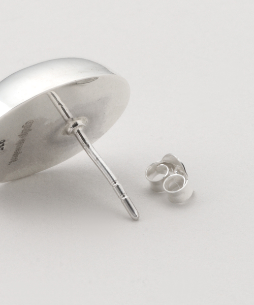 quip queint(クイップクエイント)の「quip queint/クイップクエイント bowling studs oval ピアス QU032(ピアス(両耳用)・レディース・シルバー・FREE)」の4枚目の写真