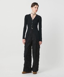H BEAUTY&YOUTH UNITED ARROWS | <H>ジャカード ワイドパンツ(その他パンツ)
