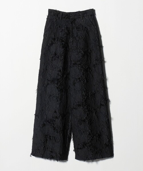 H　BEAUTY&YOUTH UNITED ARROWS（エイチビューティーアンドユースユナイテッドアローズ）の「＜H＞ジャカード ワイドパンツ（その他パンツ・レディース・ブラック/オフホワイト・S/M）」の8枚目の写真