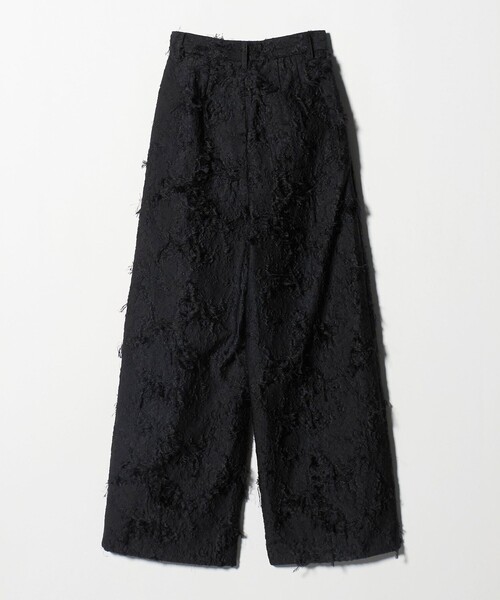 H　BEAUTY&YOUTH UNITED ARROWS（エイチビューティーアンドユースユナイテッドアローズ）の「＜H＞ジャカード ワイドパンツ（その他パンツ・レディース・ブラック/オフホワイト・S/M）」の9枚目の写真