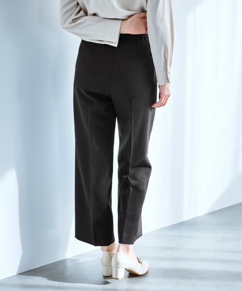 ROPE' PICNIC(ロペピクニック)の「【WEB限定カラー】360°ウルトラストレッチ ワイドパンツ/花粉ガード・入卒式・セットアップ対応(その他パンツ・レディース・ネイビー/ベージュ系その他/ブルー系その他5/ブラック・S/L/M)」の9枚目の写真