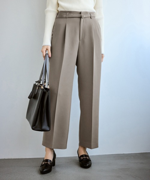 ROPE' PICNIC(ロペピクニック)の「【WEB限定カラー】360°ウルトラストレッチ ワイドパンツ/花粉ガード・入卒式・セットアップ対応(その他パンツ・レディース・ネイビー/ベージュ系その他/ブルー系その他5/ブラック・S/L/M)」の17枚目の写真