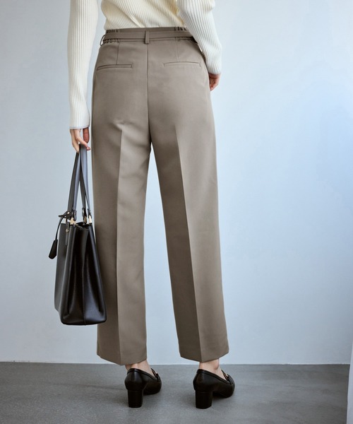 ROPE' PICNIC(ロペピクニック)の「【WEB限定カラー】360°ウルトラストレッチ ワイドパンツ/花粉ガード・入卒式・セットアップ対応(その他パンツ・レディース・ネイビー/ベージュ系その他/ブルー系その他5/ブラック・S/L/M)」の19枚目の写真