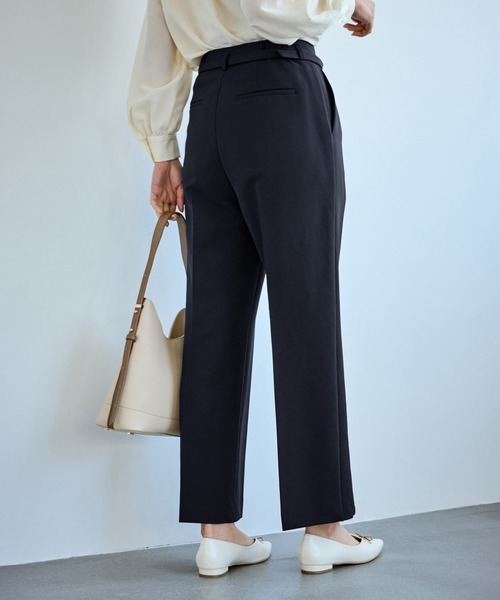 WEB限定カラー】360°ウルトラストレッチ ワイドパンツ/花粉ガード
