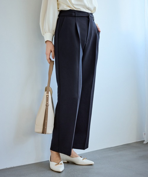 WEB限定カラー】360°ウルトラストレッチ ワイドパンツ/花粉ガード