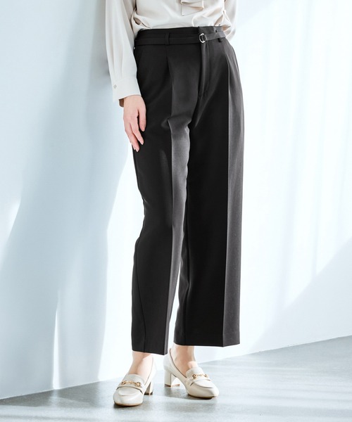 WEB限定カラー】360°ウルトラストレッチ ワイドパンツ/花粉ガード