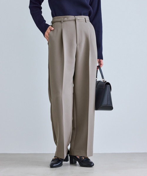 WEB限定カラー】360°ウルトラストレッチ ワイドパンツ/花粉ガード