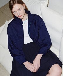 BELLOL（ベロエル）の「ハイネックジップアップジャンパー ネイビー（ナイロンジャケット）」