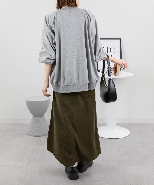RCD(アールシーディー)の「ストレッチツイル ロングスカート(スカート・レディース・ベージュ/ブラック/カーキ・M/L/3L/4L/LL)」の15枚目の写真