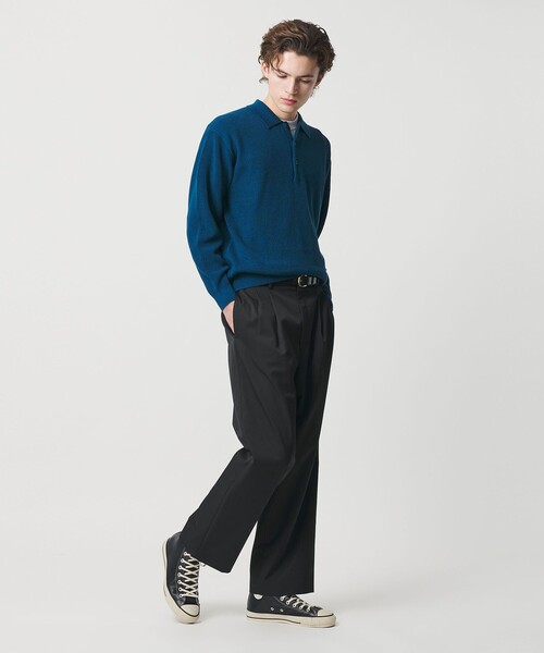 BEAUTY&YOUTH UNITED ARROWS(ビューティーアンドユースユナイテッドアローズ)の「ツイル ギャバ バギー スラックス NO.9(スラックス・メンズ・グレー系/オリーブ/ブラック・M/L/S/XL)」の6枚目の写真