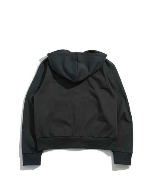Starting Over（スターティングオーバー）の「double zip short length loopback hoodie/ダブルジップ ショートレングス 裏毛 パーカー（パーカー・メンズ・ブラック/カモフラージュ/チャコールグレー・M/L）」の4枚目の写真