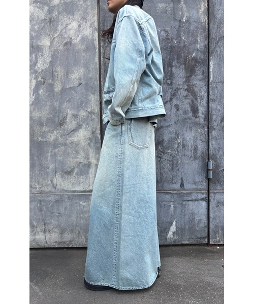 SHINYAKOZUKA(シンヤコヅカ)の「DAMEGED ORDINARY CITY LOOSE(ISSUE#8)(デニムパンツ・メンズ・ライトインディゴブルー/ブラック・MEDIUM/SMALL/X-SMALL/LARGE)」の8枚目の写真