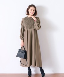 Chesty（チェスティー）の「スモッキングロングワンピース（ワンピース）」