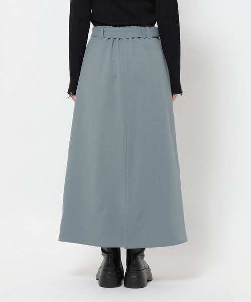 HARE（ハレ）の「フラワーキリカエナロースカート(HARE)（スカート・レディース・ブラック/ライトブルー・FREE）」の15枚目の写真