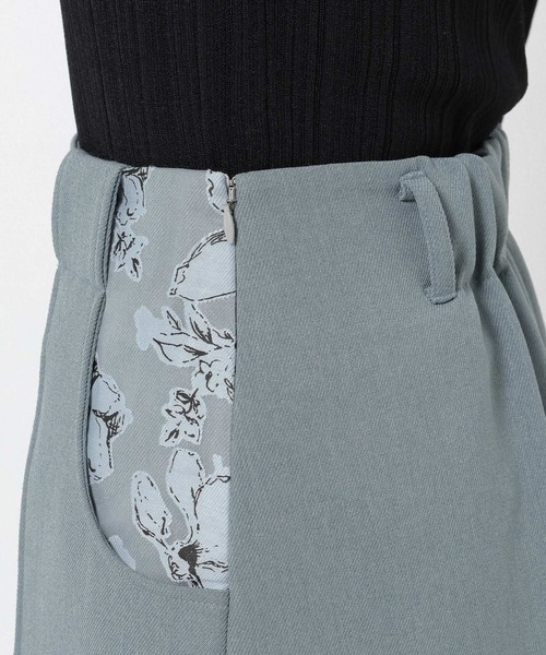 HARE（ハレ）の「フラワーキリカエナロースカート(HARE)（スカート・レディース・ブラック/ライトブルー・FREE）」の19枚目の写真