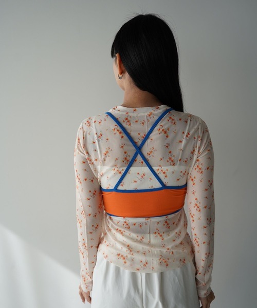 SANSeLF(サンセルフ)の「【SANSeLF】バッククロスダブルストラップビスチェ saw26s014(その他トップス・レディース・オレンジ/グレー/グリーン・FREE)」の18枚目の写真