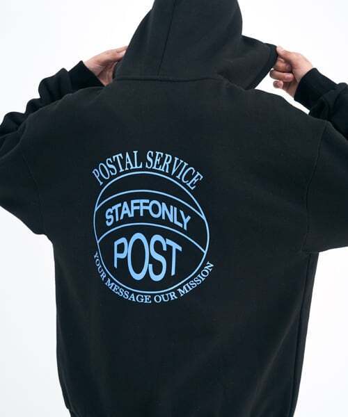 STAFF ONLY(スタッフオンリー)の「STAMP ZIP UP HOODIE (BLACK)(パーカー・メンズ・その他・M)」の1枚目の写真