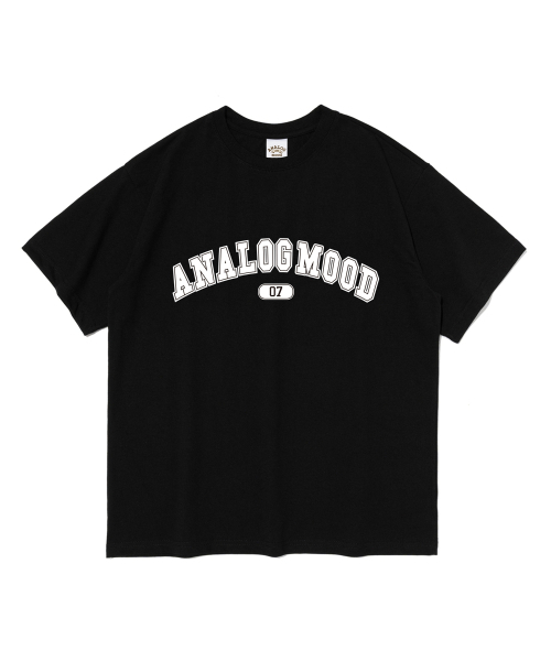 ANALOG MOOD(アナログムード)の「アーチロゴ半袖Tシャツ(ブラック)(Tシャツ/カットソー・レディース・その他・M/L/XL/2XL/S)」の1枚目の写真