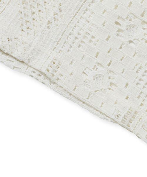 BROWNBREATH(ブラウンブレス)の「CROCHET OPEN COLLAR SHIRTS - IVORY(シャツ/ブラウス・レディース・その他・S/M/L/XL)」の7枚目の写真