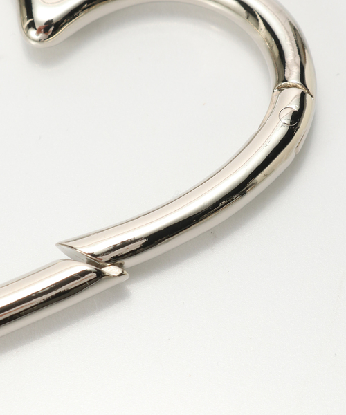 BASICKS（ベイシックス）の「BASICKS / ベイシックス HEART CARBINER（キーケース/キーアクセサリー・メンズ・シルバー・FREE）」の3枚目の写真