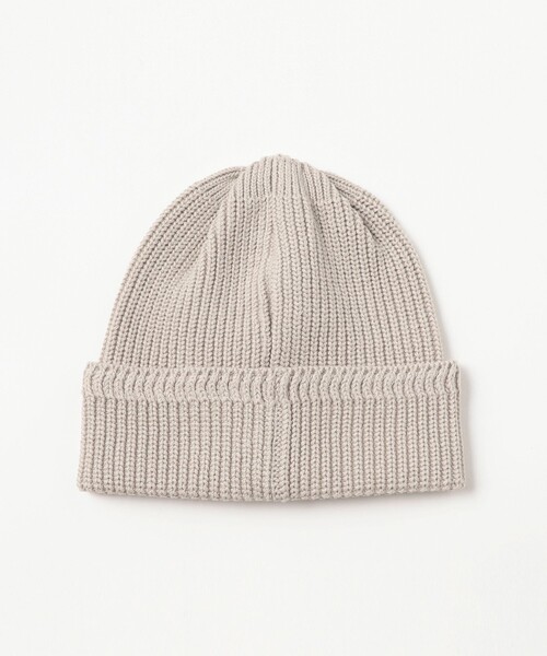 BEAMS BOY（ビームスボーイ）の「コットン リネン ワッチキャップ（ニットキャップ/ビーニー・レディース・チャコールグレー/グリーン/ライトグレー・ONE SIZE）」の5枚目の写真