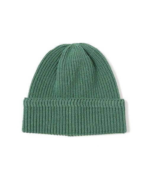 BEAMS BOY（ビームスボーイ）の「コットン リネン ワッチキャップ（ニットキャップ/ビーニー・レディース・チャコールグレー/グリーン/ライトグレー・ONE SIZE）」の7枚目の写真