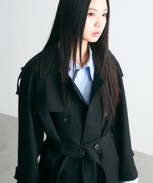 krahe（クレーエ）の「2wayスタンドカラー ショートトレンチジャケット（トレンチコート）」
