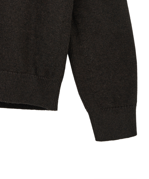 NOIRER（ノイア）の「カシミヤコットンディープVネックニット（ディープブラウン）（ニット/セーター・メンズ・その他・48/50/52）」の5枚目の写真