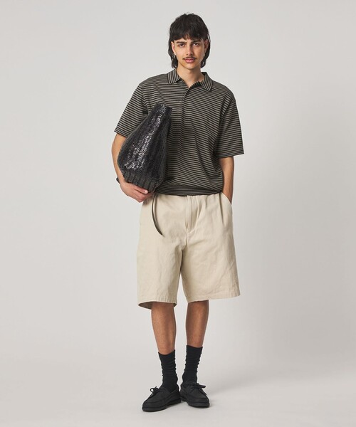 Steven Alan（スティーブンアラン）の「＜Steven Alan＞ ハイツイスト  ニット ショートスリーブ ポロシャツ NARROW（ニット/セーター・メンズ・モカ/その他1/ブラック・L/S/M/XL）」の12枚目の写真