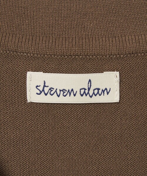 Steven Alan(スティーブンアラン)の「<Steven Alan> ハイツイスト ニット ショートスリーブ ポロシャツ(ニット/セーター・メンズ・モカ/その他1/ブラック・L/S/M/XL)」の18枚目の写真