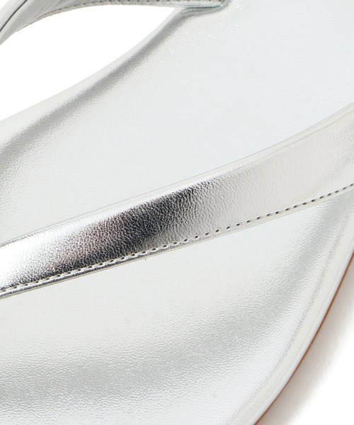 SALON adam et rope'(サロン アダム エ ロペ)の「【W S(ドゥーブル)】ナロートングサンダル(サンダル・レディース・ピンク/ブラック/シルバー・36/38/37)」の7枚目の写真