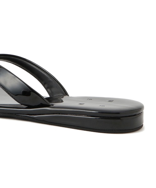 SALON adam et rope'(サロン アダム エ ロペ)の「【W S(ドゥーブル)】ナロートングサンダル(サンダル・レディース・ピンク/ブラック/シルバー・36/38/37)」の10枚目の写真