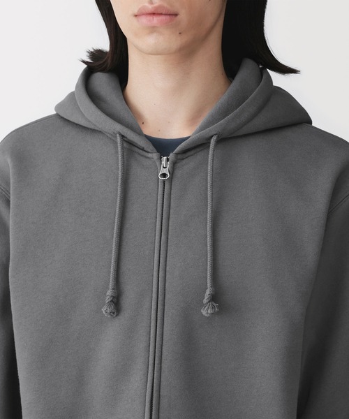 無印良品(ムジルシリョウヒン)の「紳士 スウェットフルジップパーカ(パーカー・メンズ・チャコールグレー/ブラック/ネイビー/グレー・L/XL/S)」の17枚目の写真