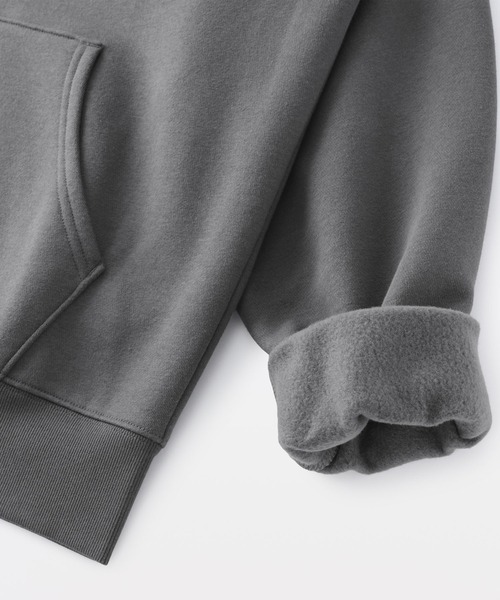 無印良品(ムジルシリョウヒン)の「紳士 スウェットフルジップパーカ(パーカー・メンズ・チャコールグレー/ブラック/ネイビー/グレー・L/XL/S)」の15枚目の写真