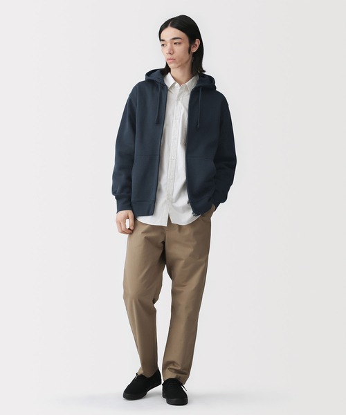 無印良品(ムジルシリョウヒン)の「紳士 スウェットフルジップパーカ(パーカー・メンズ・チャコールグレー/ブラック/ネイビー/グレー・L/XL/S)」の8枚目の写真