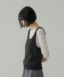 LOWRYS FARM | ２ＷＡＹコンパクトベスト　654888(ニット/セーター)