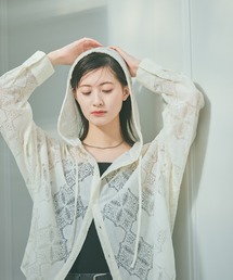 LAKOLE | レースフードシャツ / 654300(シャツ/ブラウス)