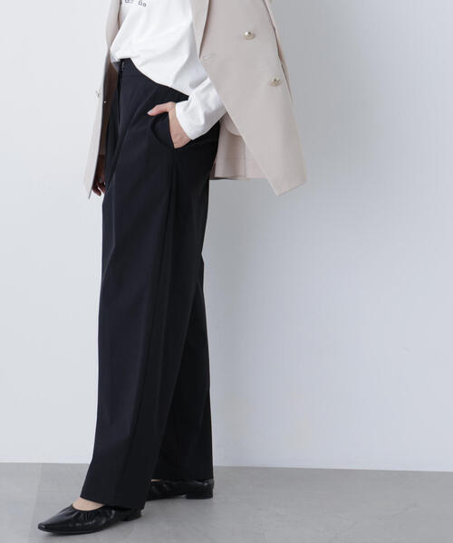 N.（N. Natural Beauty Basic）（エヌエヌナチュラルビューティーベーシック）の「ナイロンタックパンツ（その他パンツ・レディース・ライトピンク/ブラック・ﾌﾘ-）」の21枚目の写真