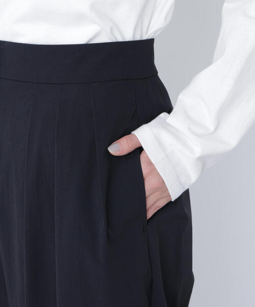 N.（N. Natural Beauty Basic）（エヌエヌナチュラルビューティーベーシック）の「ナイロンタックパンツ（その他パンツ・レディース・ライトピンク/ブラック・ﾌﾘ-）」の6枚目の写真