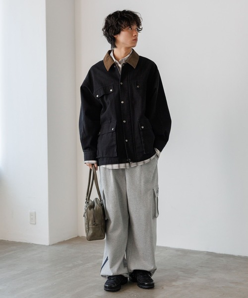 PBLIM（ページボーイリム）の「《UNISEX》ハイショクワークジャケット（その他アウター・レディース・カーキ/ブラック/アイボリー・LARGE/MEDIUM）」の11枚目の写真