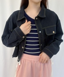 frunco | 【ZOZOTOWN限定】ステッチデニムジャケット(デニムジャケット)