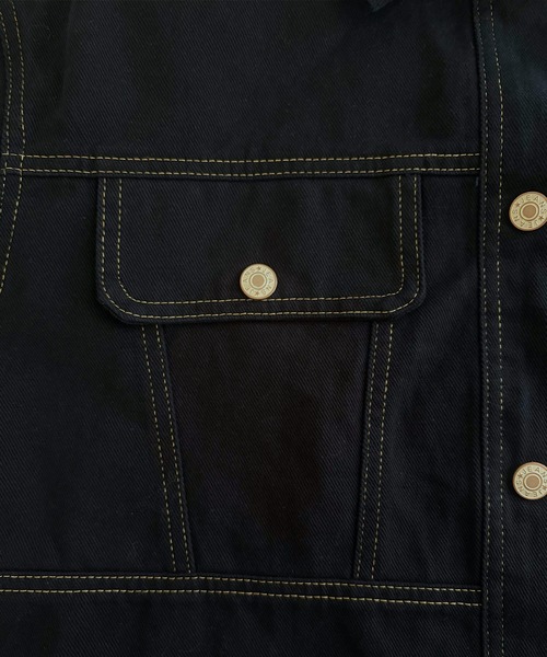 frunco（フランコ）の「【ZOZOTOWN限定】ステッチデニムジャケット/ドローコード付き（デニムジャケット・レディース・ネイビー/ホワイト・FREE）」の22枚目の写真